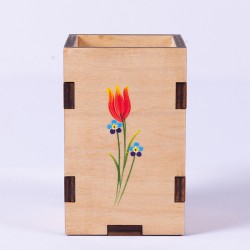 Ceruzatartó - tulipános